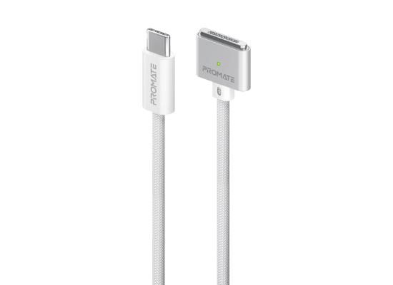 Promate MagCord-140PD MacBook Cable, Durable USB-C to MagSafe 3 Charging Cable with 140W, 2M  Strong Magnetic Connectors